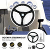 14FT Boat Steering Kit 3/4" Standard Tapered Shaft for Yachts Fishing Boats