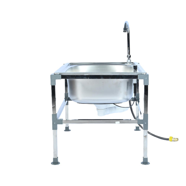 Commercial Floor Mop Sink with Drain Button Utility Sink Water Faucet Kits AU