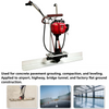 35.8CC 4 Stroke Concrete Power Screed 1m Aluminum Board Straight Edge Bar Set AU