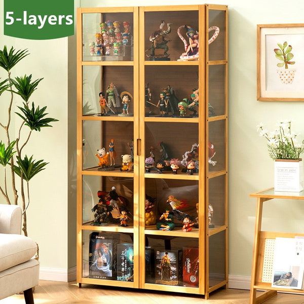 Display Storage Case for LEGO Statues Storage Shelves Dustproof Display Cabinet