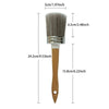 12pc Round Chalk Paint Brush 2.28'' Wall Paint Brushes for Furniture Painting AU