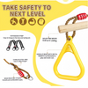 Wooden Swing Children's Swing with Adjustable Rope Swing Set Indoor & Outdoor