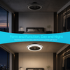 Modern Ceiling Fans Light LED Lights 6 Speeds App + Remote Control 3000K-6000K