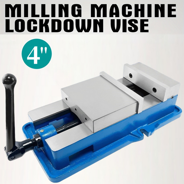 4 Inch Precision Milling Machine Vice Heavy Duty Milling Vise Bench Clamp Vise
