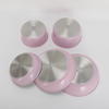 11Pcs Pink pots and Pans Set Removable Handle Nonstick Cookware Set Space Saving