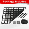 Heavy Duty Cargo Net 57"x72" or 81"x96" with Mesh Truck Bed Cargo Net Organizer