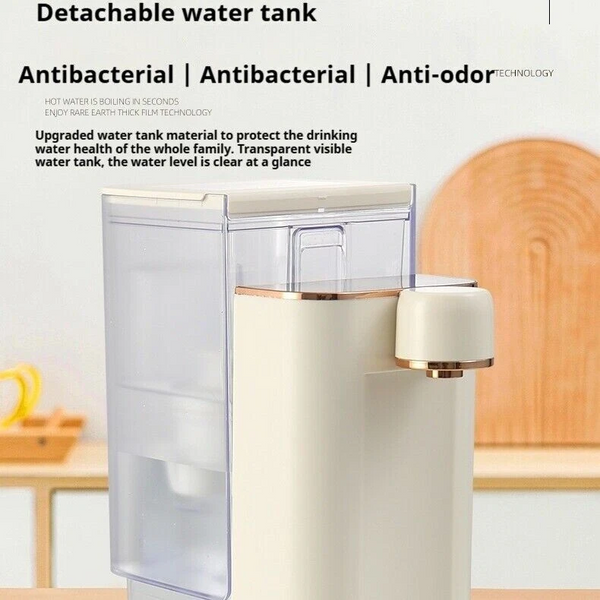 3s Fast Hot Water Dispenser 5 Gear Temperature Electric Water Boiler 3L 2000W