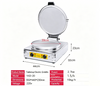 2700W Commercial Griddle 40cm Pizza Maker Pan Saucy Pancake Baker Pan AU PLUG