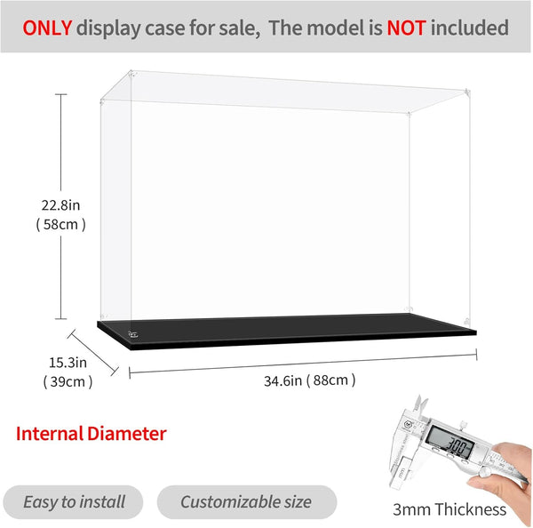 Acrylic Display Case for Lego 75192 Millennium Falcon Collectibles Toy Showcase