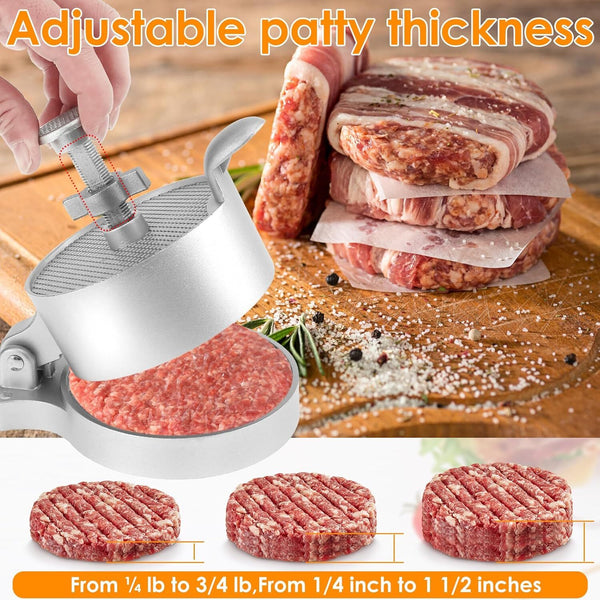 Hamburger Press Patty Maker Burger Press adjustable Non-stick Hamburger Mold AU