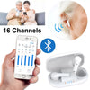 1 Pair Hearing Aids Rechargeable Digital Bluetooth Hearing Aids with Phone App