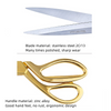 10.5'' Scissors Tailor Dressmaking Sewing Cutting Trimming Fabric Scissors Shear