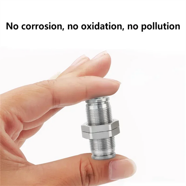 Connectors Fittings PM Air Tube 6mm Push Hose Connector Quick Release Pneumatic