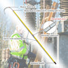 Electrical Insulated Rescue Hook High Voltage Fiberglass General Safety  2m