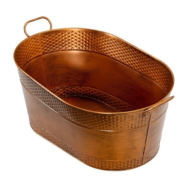 2pcs Beverage Tub Wine Champagne Bucket Cooler Drinks Cooler Vintage Copper AU