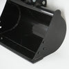 500mm Flat Plain Bucket Attachment No Tooth Bucket W/ 2 Pins For Mini Excavator