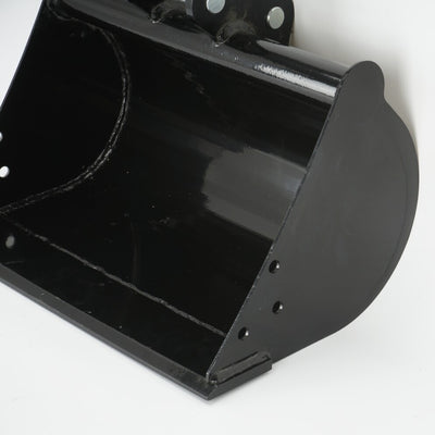 500mm Flat Plain Bucket Attachment No Tooth Bucket W/ 2 Pins For Mini Excavator