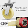 2X Scaffold Scaffolding Adjustable Caster Wheels 6" Heavy Duty Industrial Wheels