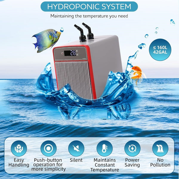 42gal Aquarium Chiller 160L Fish Tank Chiller Cooler Fish Tank Cooling Machine