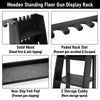 10-Slot Standing Rifle Gun Rack Shotgun Firearm Home Storage Display Wooden Rack