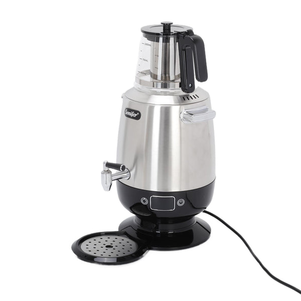 Electric Turkish Tea Maker Double Pot Kettle Infuser 4L Kettle + 1L Teapot Kits