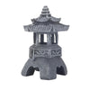 Pagoda Statues Outdoor Solar Powered Statue Zen Garden Lantern LED Garden Light