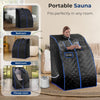Portable Steam Sauna Tent Therapeutic Home Spa Full Body Kit With 3L Steam Pot