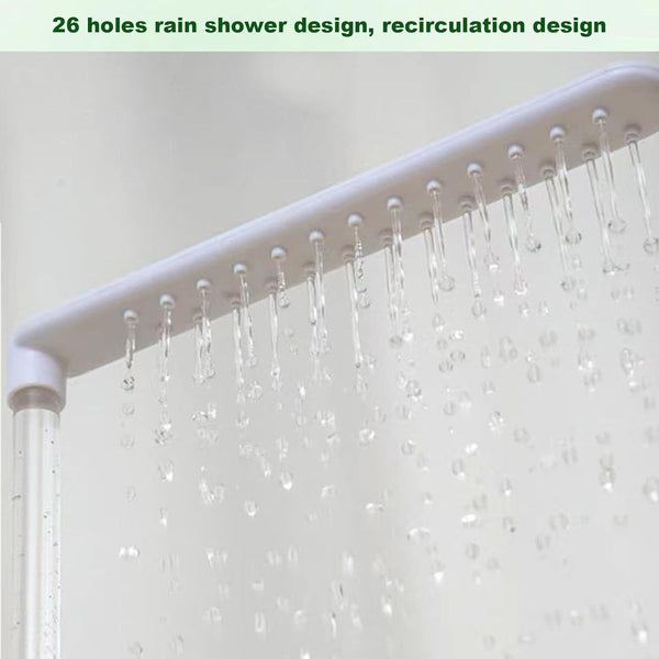 Automatic ABS Bird Bath Shower with Circulating Faucet Parrot Bathtub Cockatiel