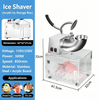 200W Electric Ice Shaver Machine Snow Cone Machine  Acrylic Crushed Ice Maker
