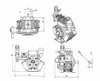 45/60L Agricultural Sprayer Pump Booster Pump Diaphragm Pump W/ Control Valve