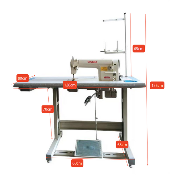 120*80cm Sewing Machine Table Steel Composite Sturdy Sewing Frame AU