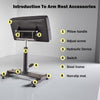 6 Styles Adjustable Height Tattoo Armrest Stand W/ Thicken Soft Sponge Pad