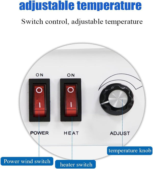 220V Hot Air Eyeglasses Lens Frame Warmer Heater Optical Temperature Modes