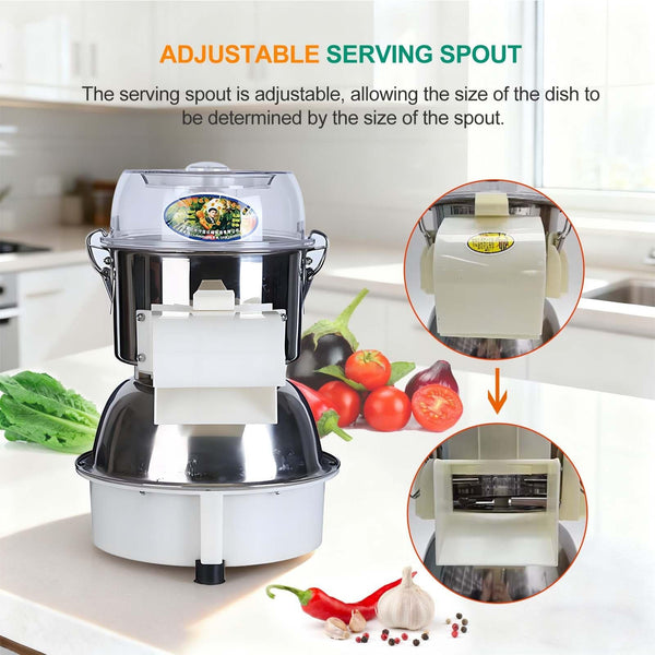 Commercial Food Chopper Electric Vegetable Chopper Food Processor Kitchen Auto