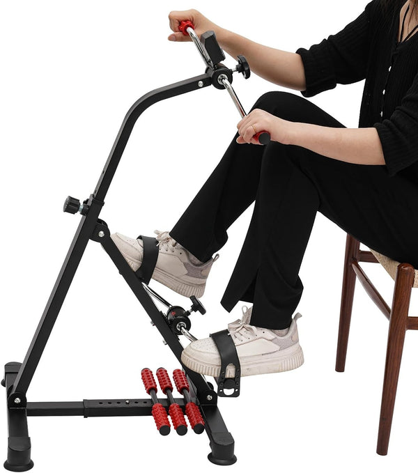 Mini Fitness Exercise Bike Rehabilitation Handrail Stepper Leg Pedal Trainer AU