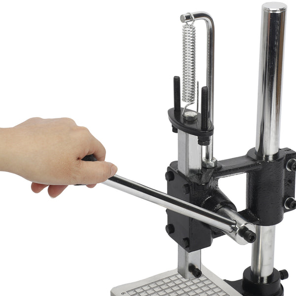 Manual Leather Hole Puncher for DIY Leather Craft Punching w/ Aluminum Plate AU