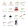 Vehicle Panel Spot Dent Puller Stud Welder Dent Repair Kit 5KW with Tool Cart AU
