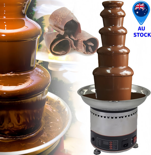 Chocolate Fountain 3.2L for Chocolate Cheese Hot Sauce Party Wedding 65cm Tall