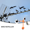 Solar Bird Deterrent Device Reflective Pigeon Voice Flashing Wind Powered Scarer