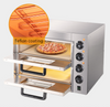 Commercial Pizza Oven Countertop Double Deck Grill Bread Baking Furnace Indoor