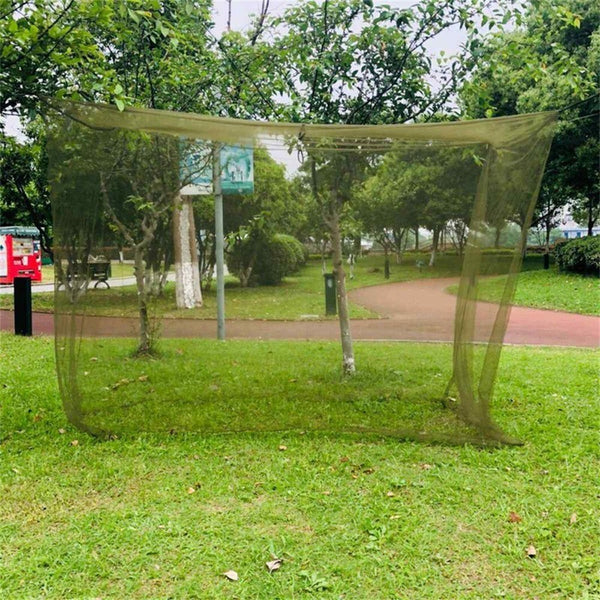 Camping Mosquito Net Portable Summer Mesh Tent Army Green 200x90x180cm