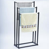 Metal Towel Rack Bathroom Freestanding Drying Shelf Storage Shower Caddy Rack