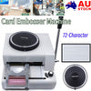 PVC Card Embosser Machine 72-Character Stamping Embossing For Bank/Office/Mall