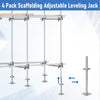4 Pack Adjustable Leveling Jacks Feet 18/24" Baker-Style Scaffolding Equipment