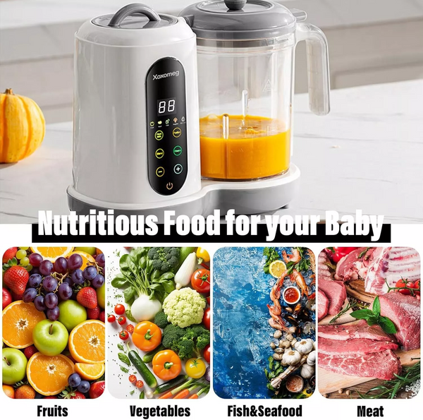 450W 4 IN 1 Baby Food Maker Baby Food Blender and Steamer Food Electric Mixer