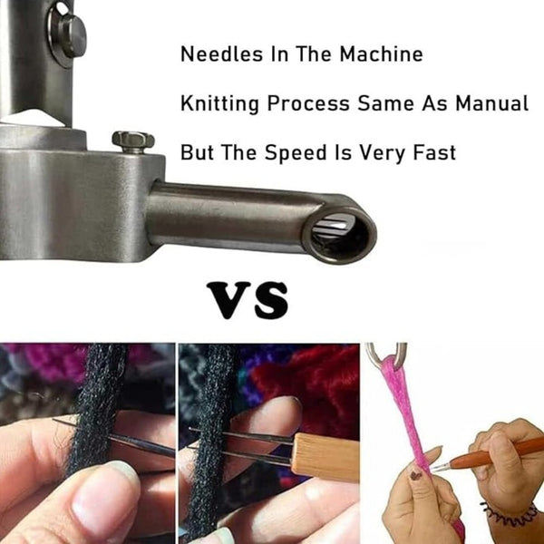 Portable Handheld Dreadlock Machine Crochet Braiding Making Machine 6/8/10 mm