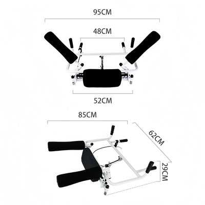 Lift Transfer Chair Patient Wheelchair+Assist Rise Lifter Hydraulic Lift Chair