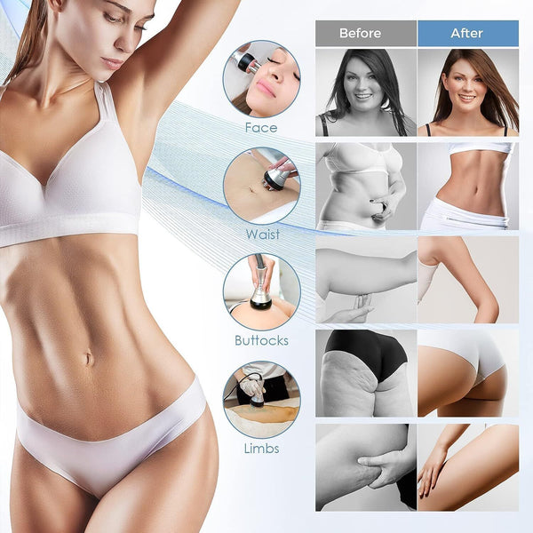 40K/80K Ultrasonic Cavitation Machine RF Radio Frequency Fat Body Beauty Device