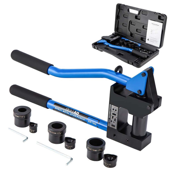 Metal Stud Punch Tools Puncher Knockout Electrician Stud Punch Tool CC-100 w/Box