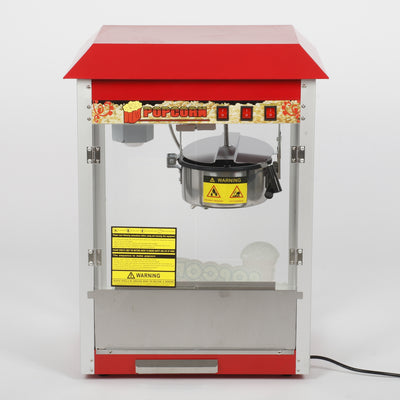 1400W Electric Popcorn Machine Theatre Commercial Popcorn Maker Popper Cooker